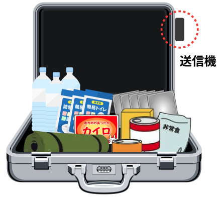 BOXに送信機の取り付け